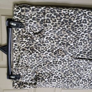 American Eagle Next Level Stretch high-rise jegging animal print Jeans 12 Long